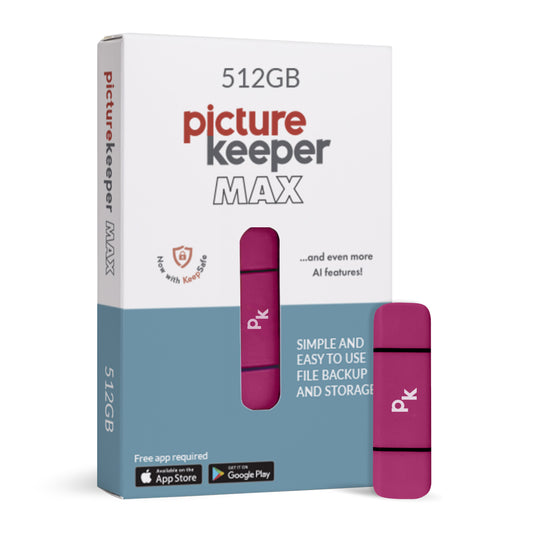 Picture Keeper MAX 512GB - Berry Gloss banner