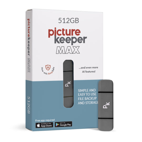 Picture Keeper Max 512GB - Gray banner
